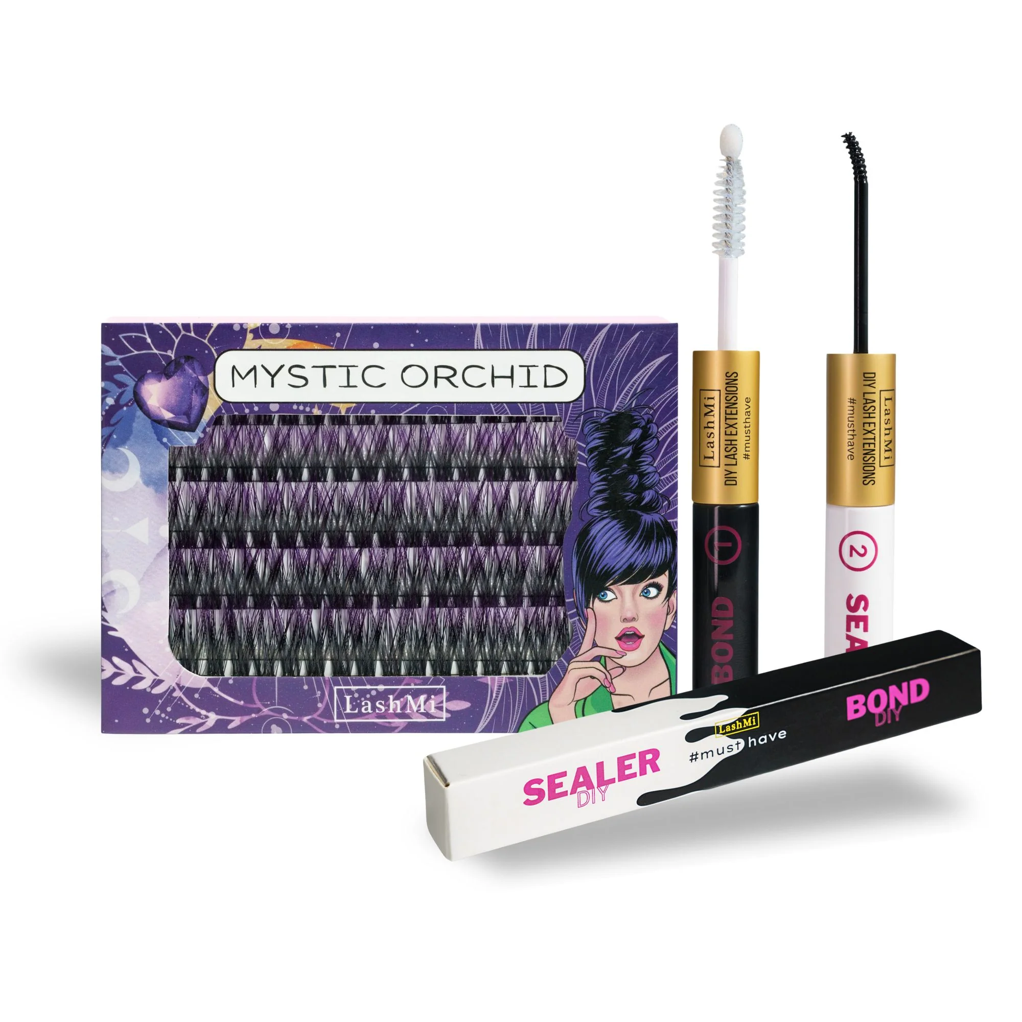 Mini Starter Kit with 50 Cluster Lashes - Image 16