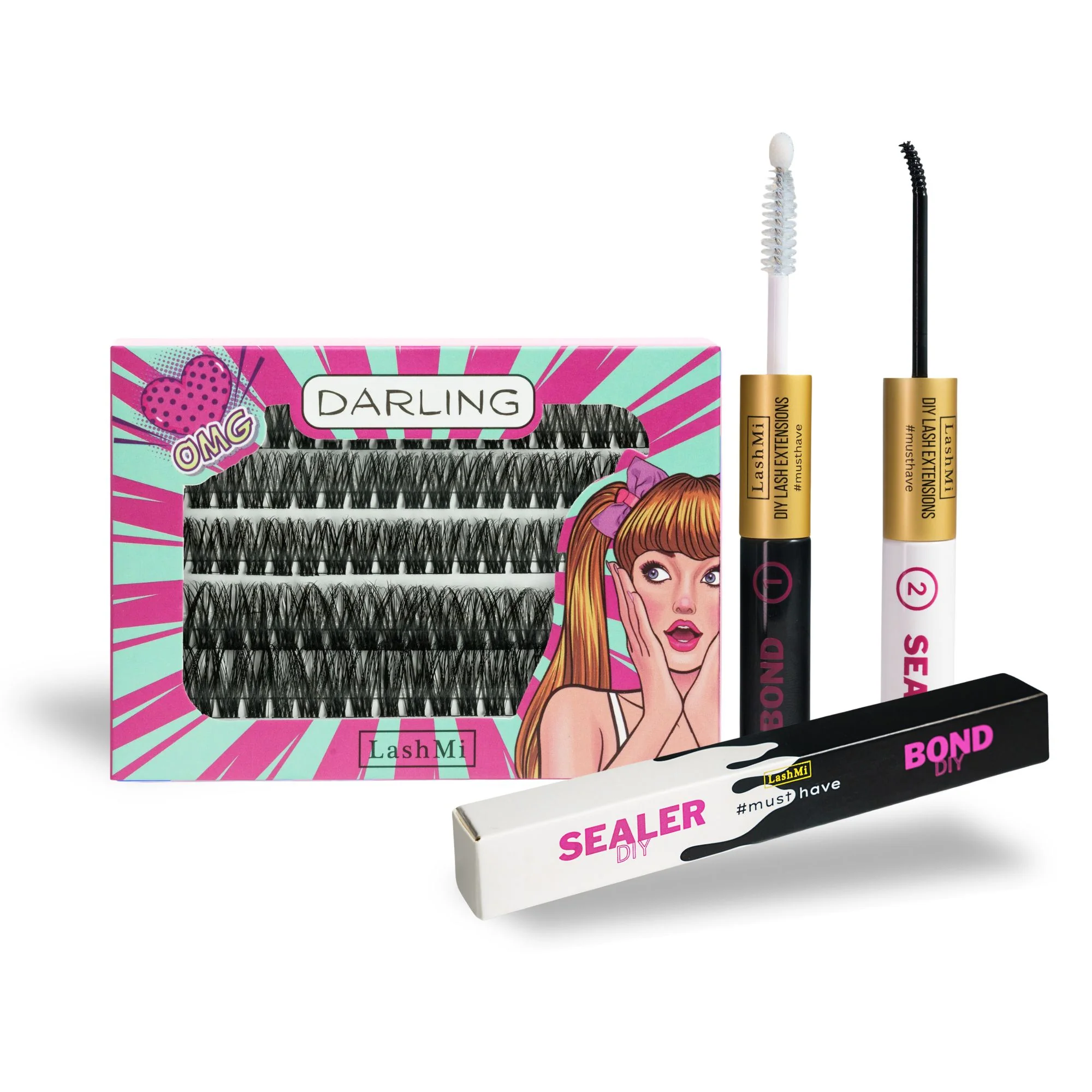 Mini Starter Kit with 50 Cluster Lashes - Image 19
