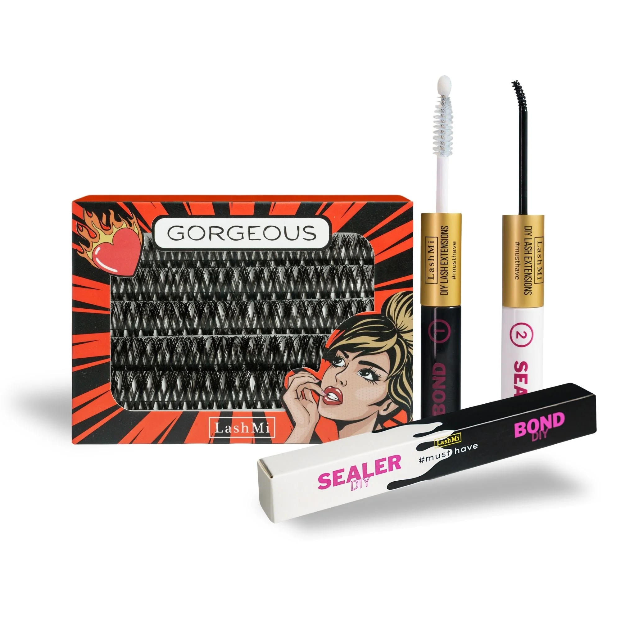 Mini Starter Kit with 50 Cluster Lashes - Image 20