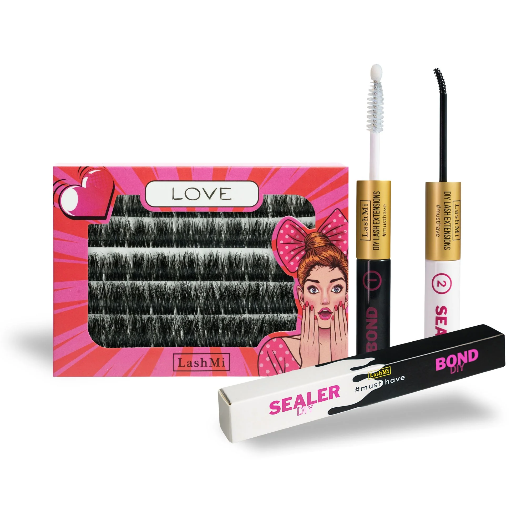 Mini Starter Kit with 50 Cluster Lashes - Image 22