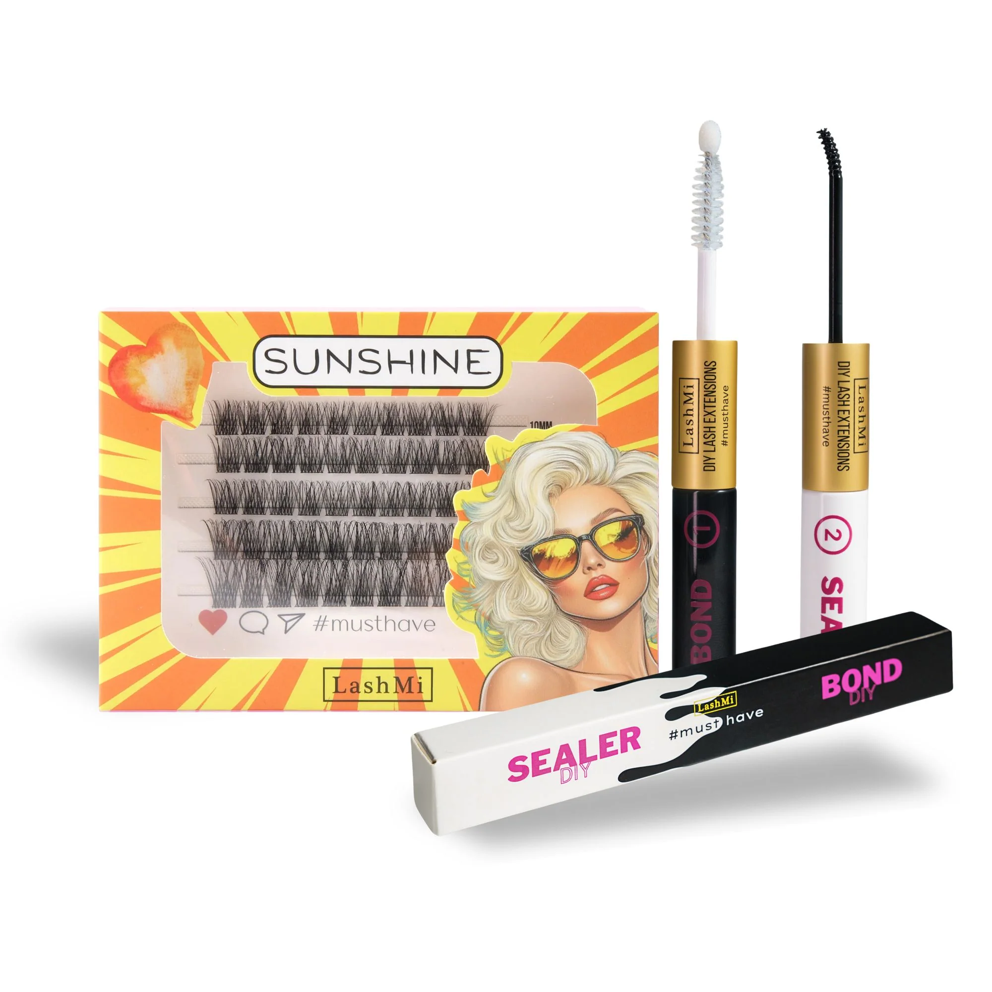 Mini Starter Kit with 50 Cluster Lashes - Image 24
