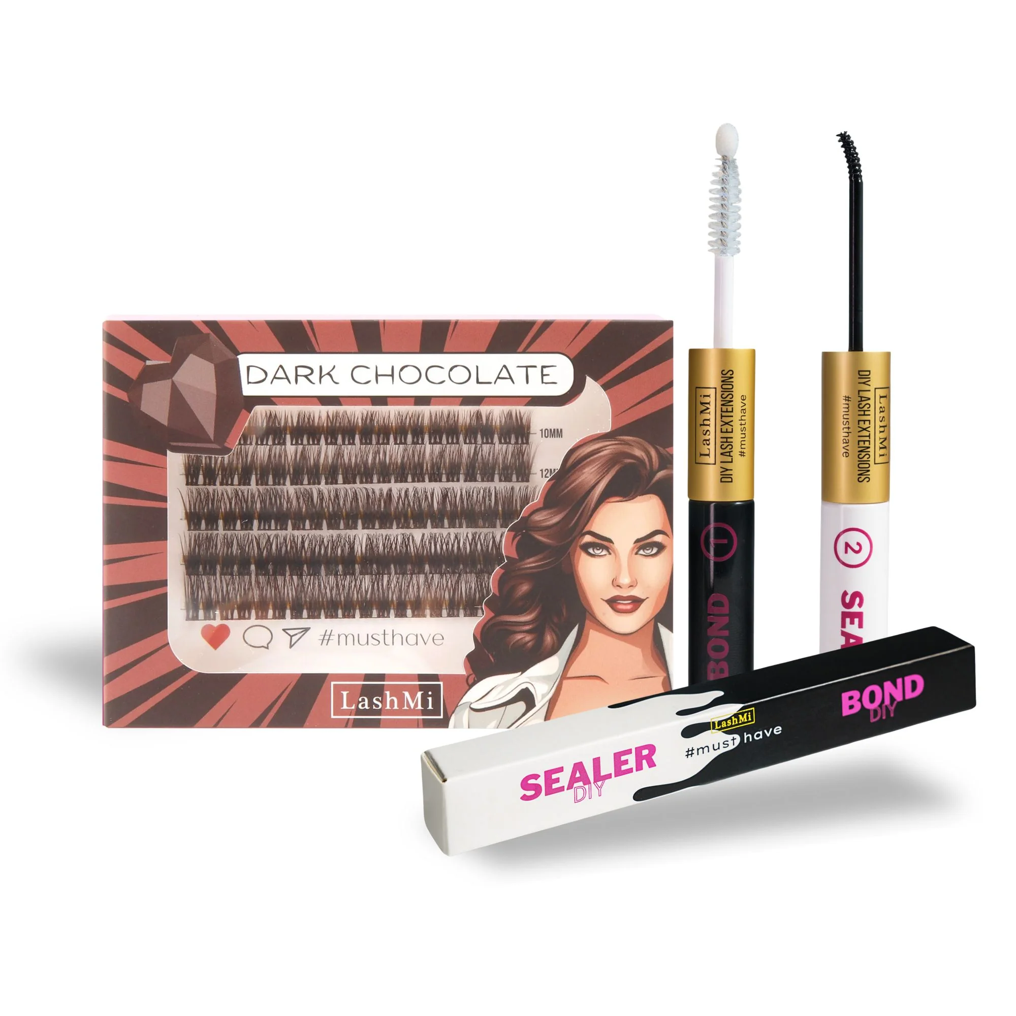 Mini Starter Kit with 50 Cluster Lashes - Image 26