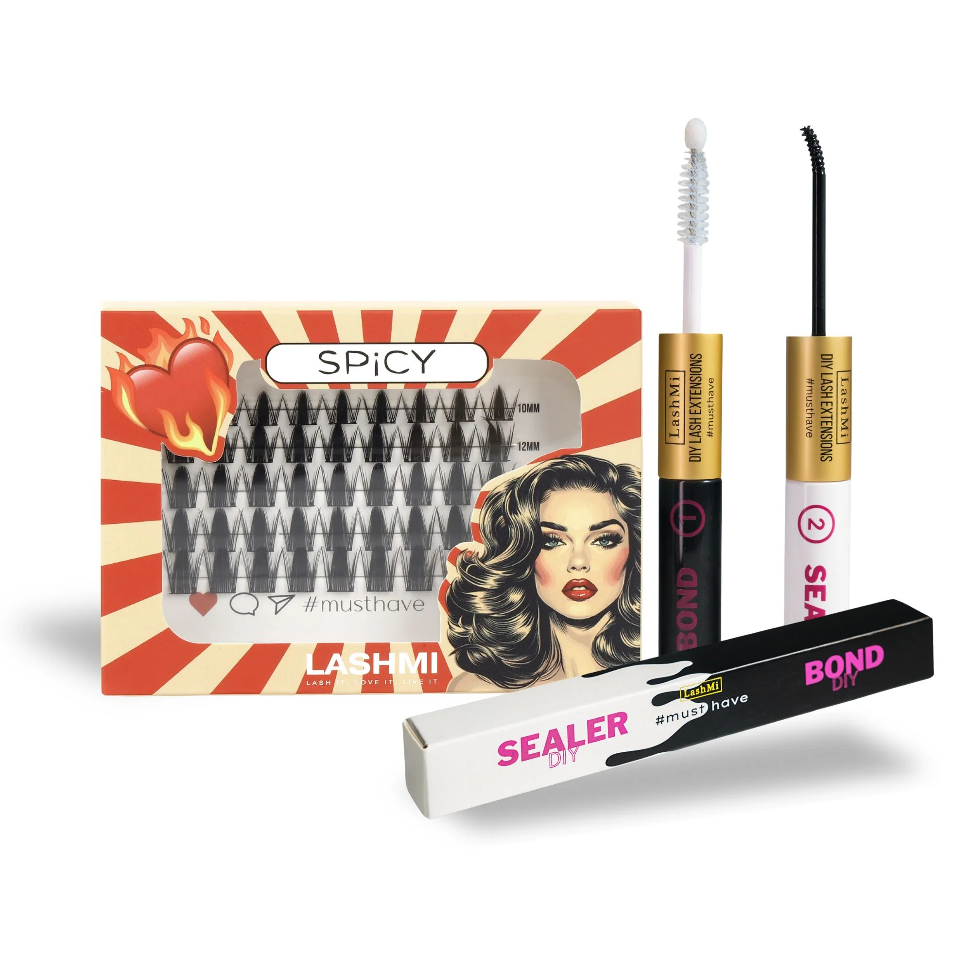 Mini Starter Kit with 50 Cluster Lashes - Image 28