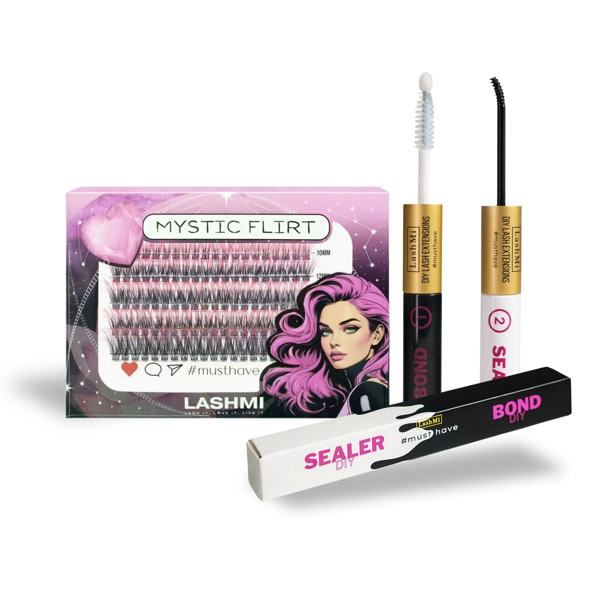 Mini Starter Kit with 50 Cluster Lashes - Image 30