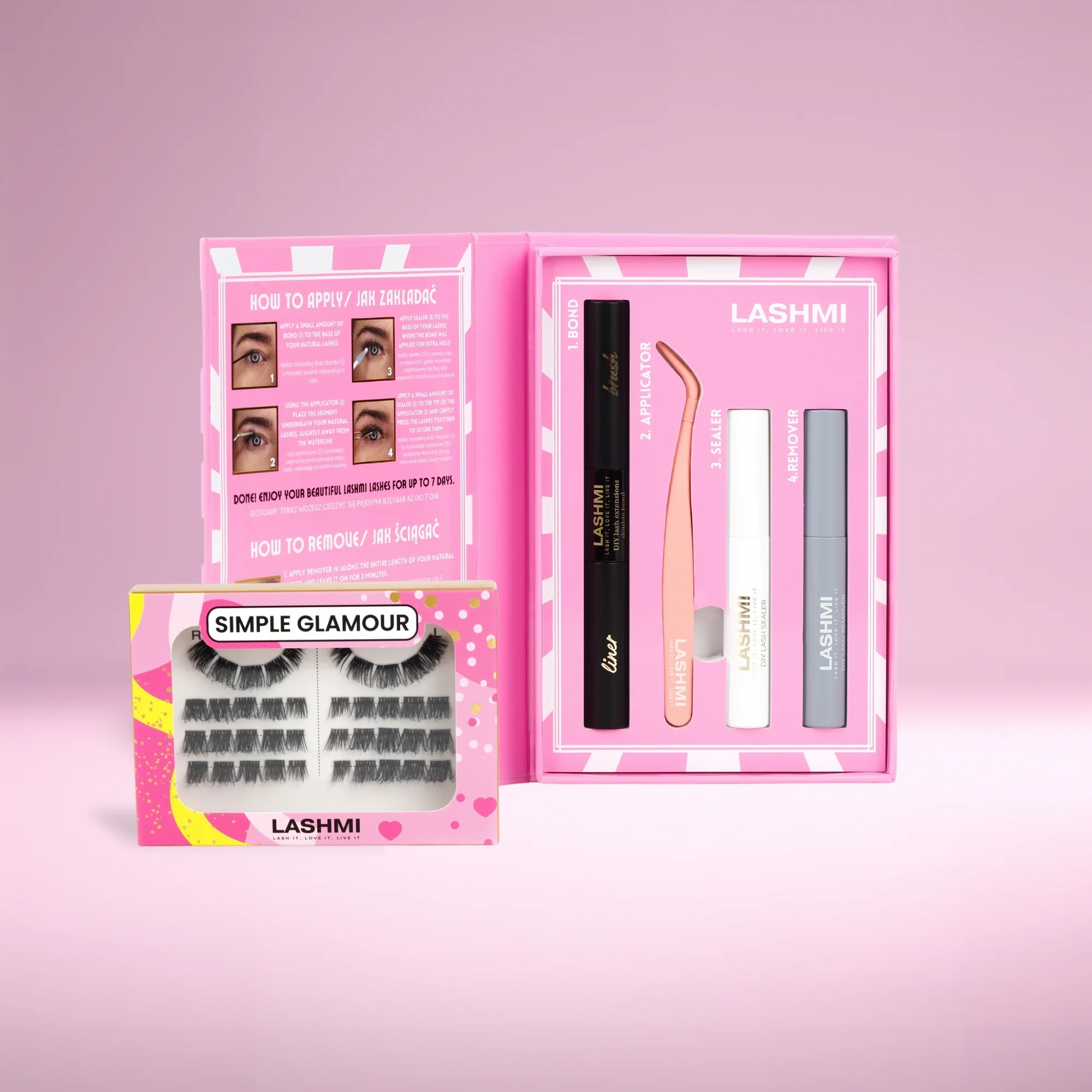 Starter Kit with 4-pack Pre-cut Lashes - Image 13